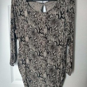Motherhood Maternity snakeskin print blouse